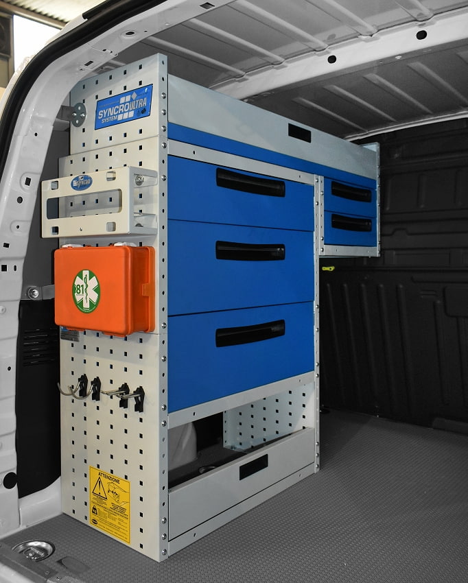 Partner con cassetti e accessori Syncro Ultra Prato