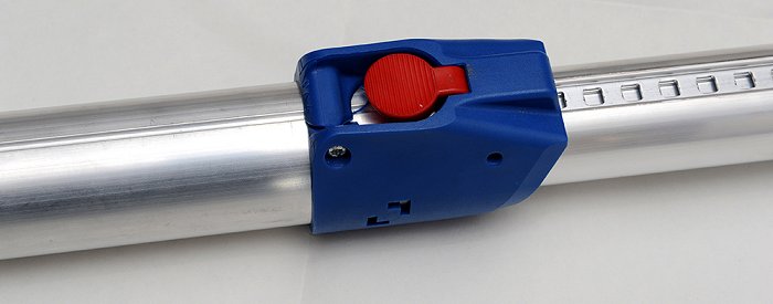 Dettaglio pulsante nuova barra fermacarico Syncro Prato
